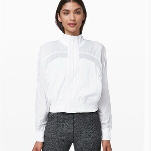 Lululemon lightweight bomber Jacket with mesh paneling